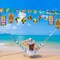 12 Piece Luau Party Decor Set 9.8 ft Hawaiian Tropical Hibiscus Garland Party Decoration Hawaii Paper Tiki Lanterns Tropical Birds Honeycomb Cutouts for Summer Birthday Hawaiian Themed Parties